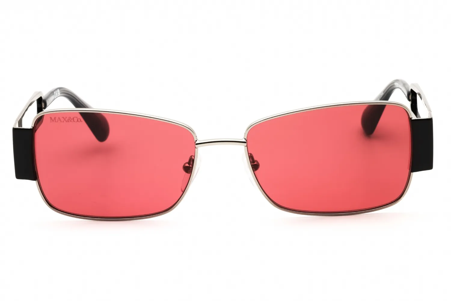 Max & Co MO0070 14S Sunglasses Shiny Light Ruthenium 55mm Women 2