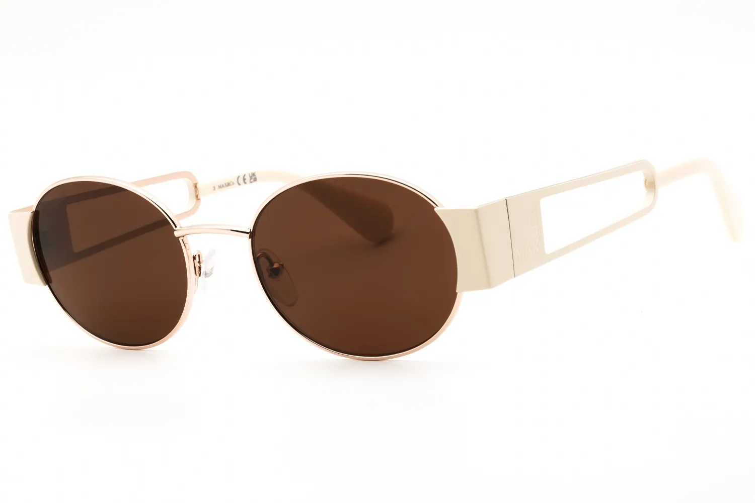 Max & Co MO0071 28E Sunglasses Shiny Rose Gold 52mm Women