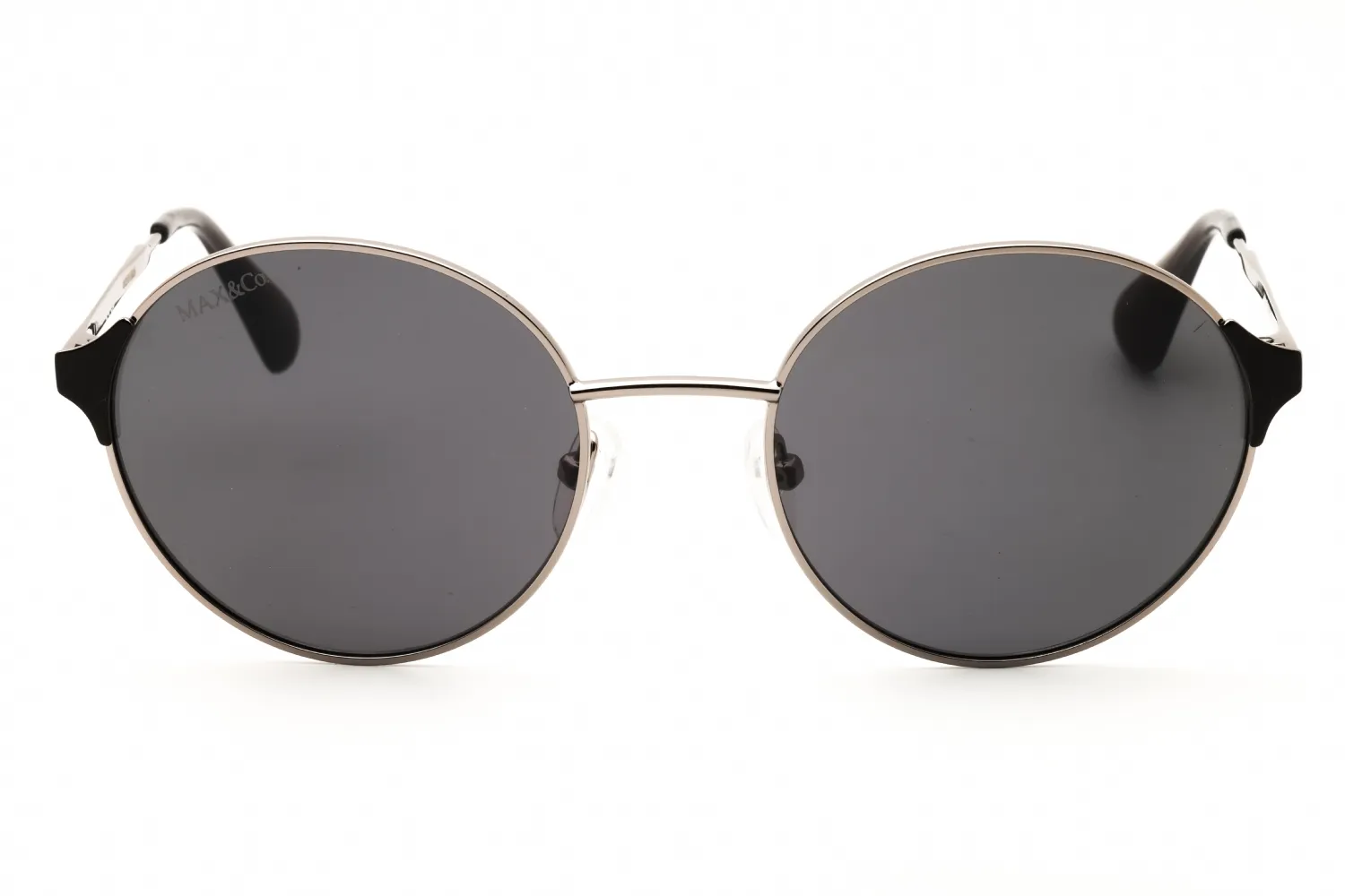 Max & Co MO0073 14A Sunglasses Shiny Light Ruthenium 51mm Women 2