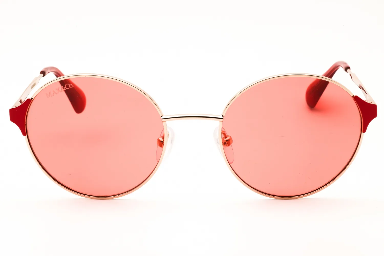Max & Co MO0073 28S Sunglasses Shiny Rose Gold 51mm Women 2