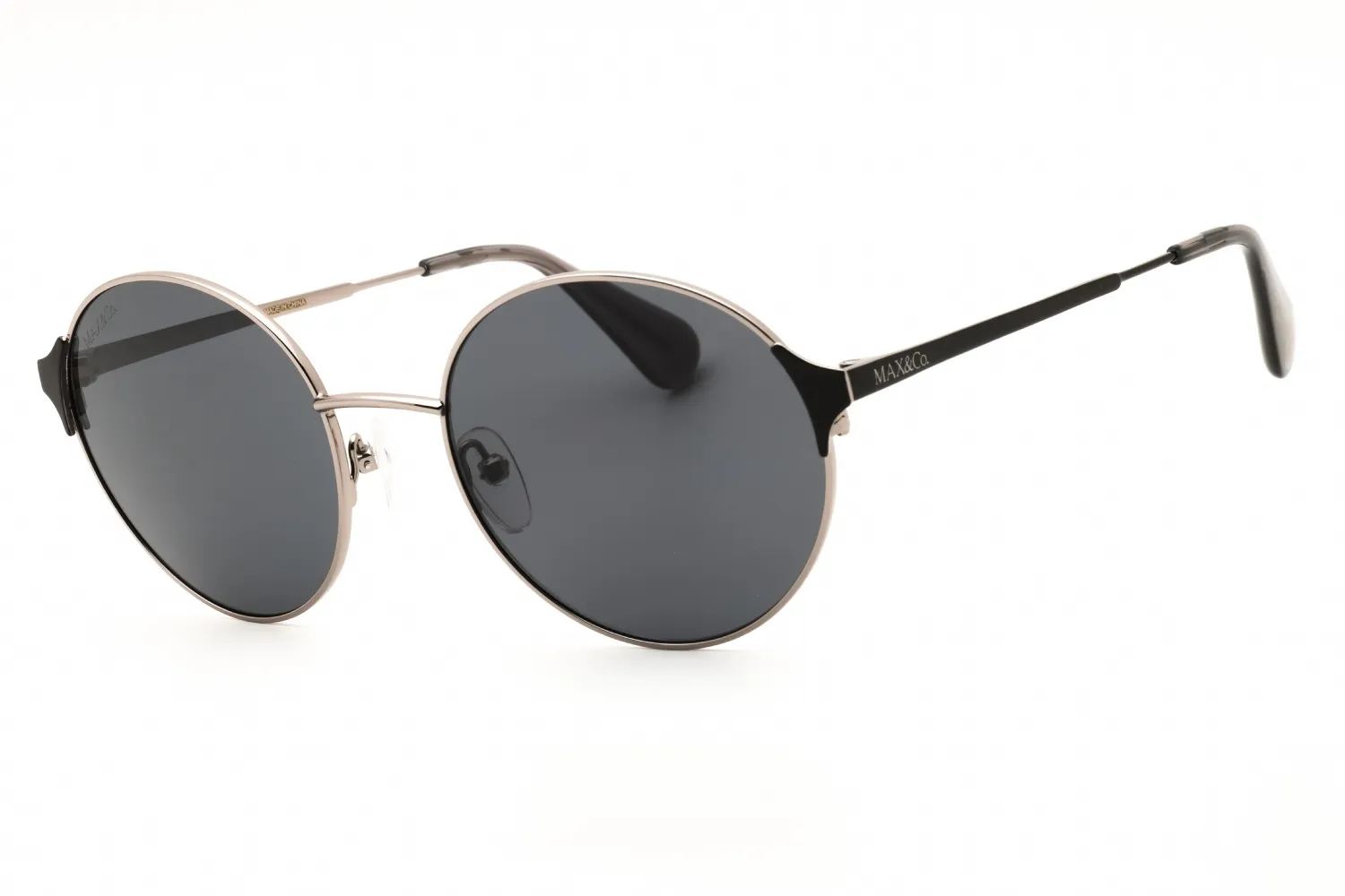 Max & Co MO0073 14A Sunglasses Shiny Light Ruthenium 54mm Women