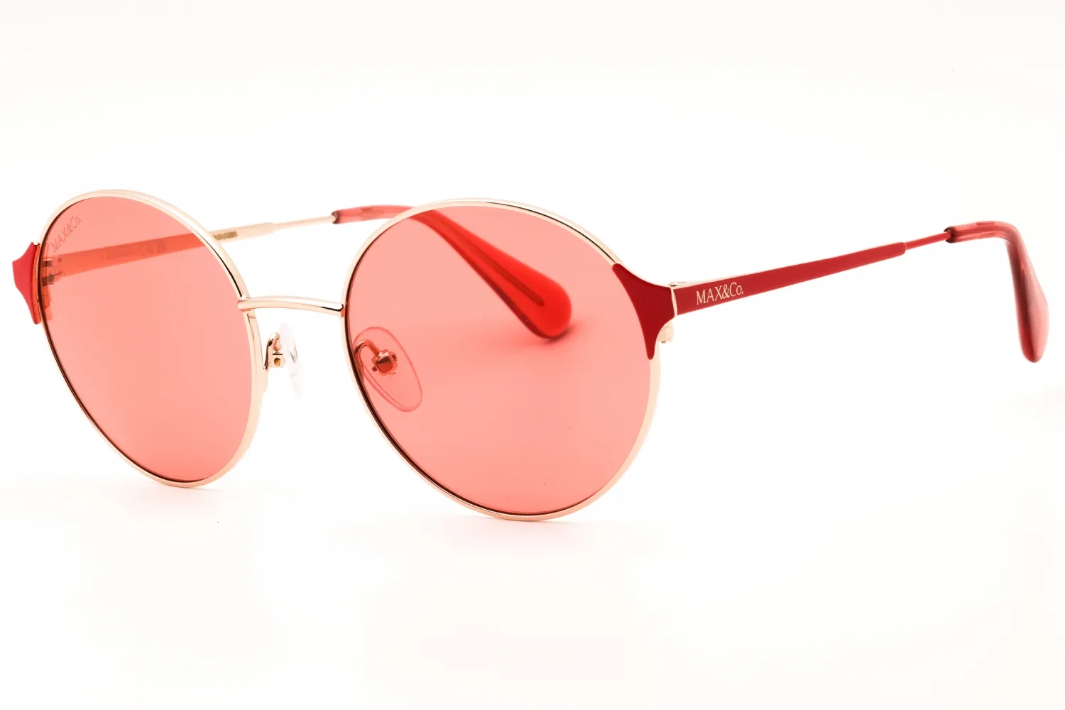 Max &amp; Co MO0073 28S Sunglasses Shiny Rose Gold 54mm Women