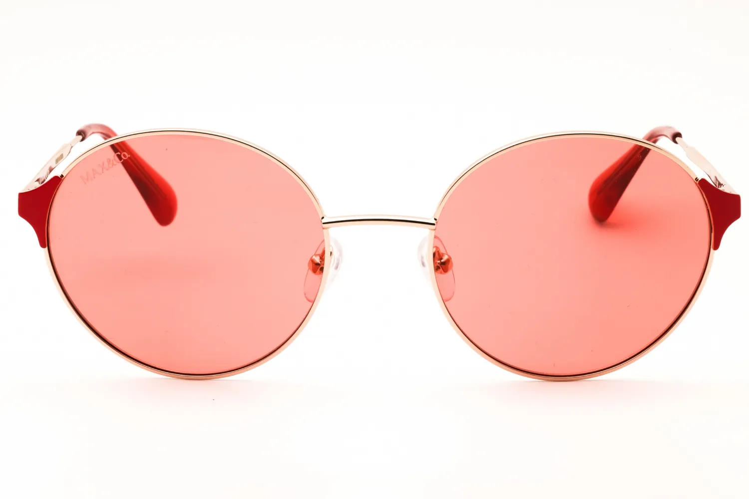 Max & Co MO0073 28S Sunglasses Shiny Rose Gold 54mm Women 2
