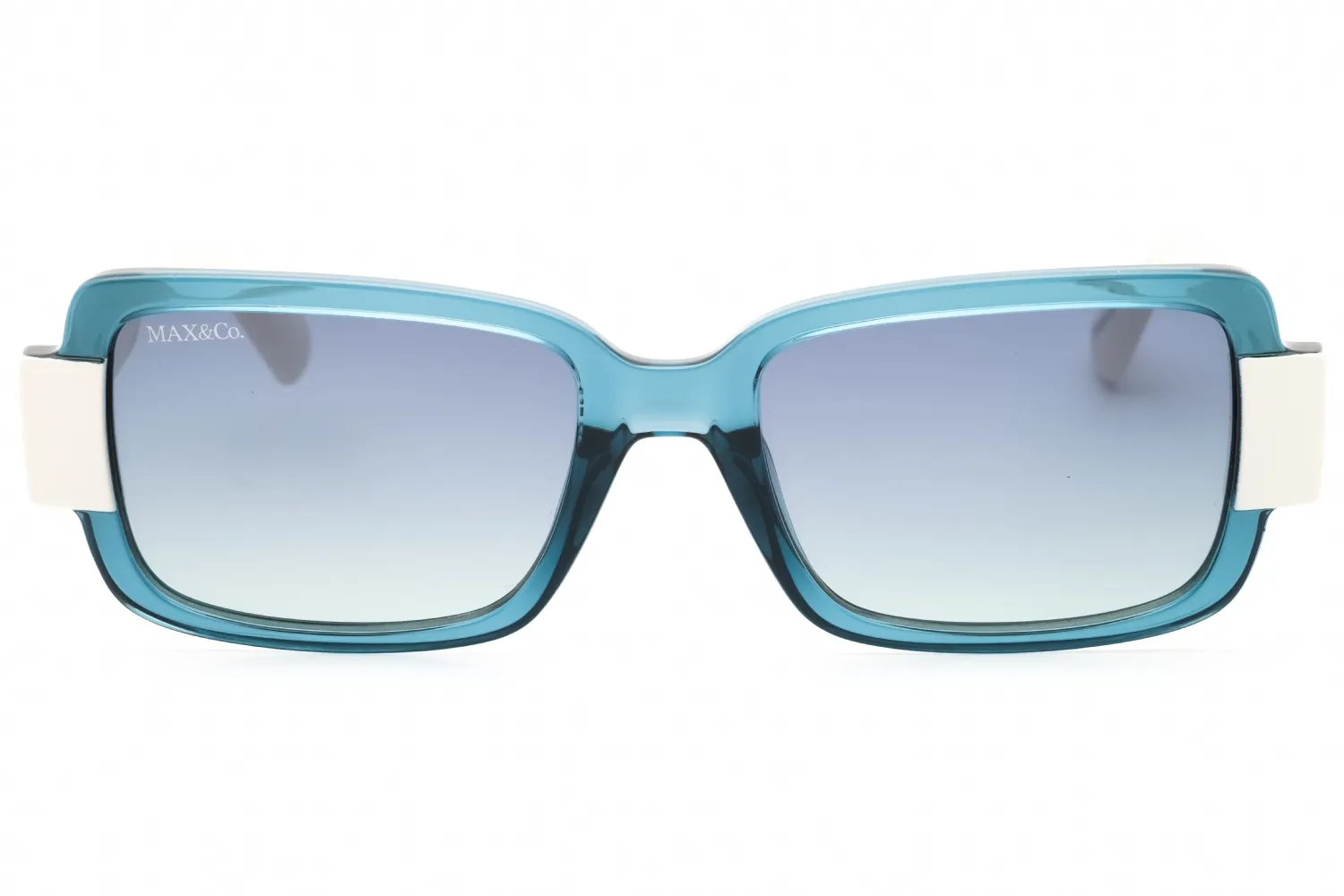 Max & Co MO0074 87W Sunglasses Shiny Turquoise 53mm Women 2