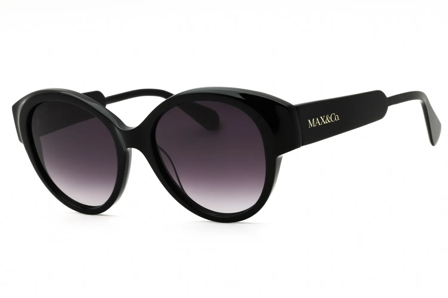 Max & Co MO0076 01B Sunglasses Shiny Black 55mm Women