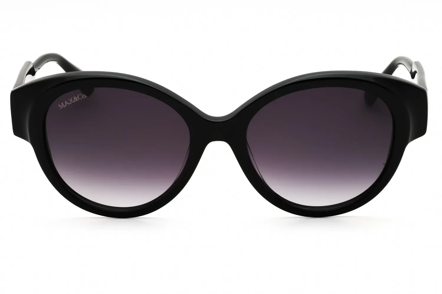Max & Co MO0076 01B Sunglasses Shiny Black 55mm Women 2