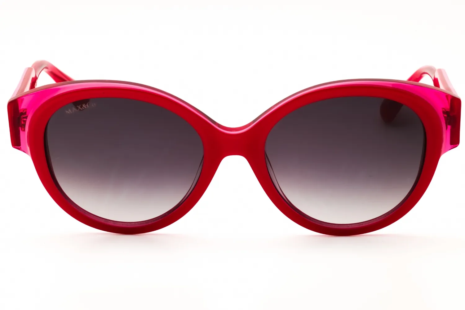 Max & Co MO0076 72B Sunglasses Shiny Pink 55mm Women 2