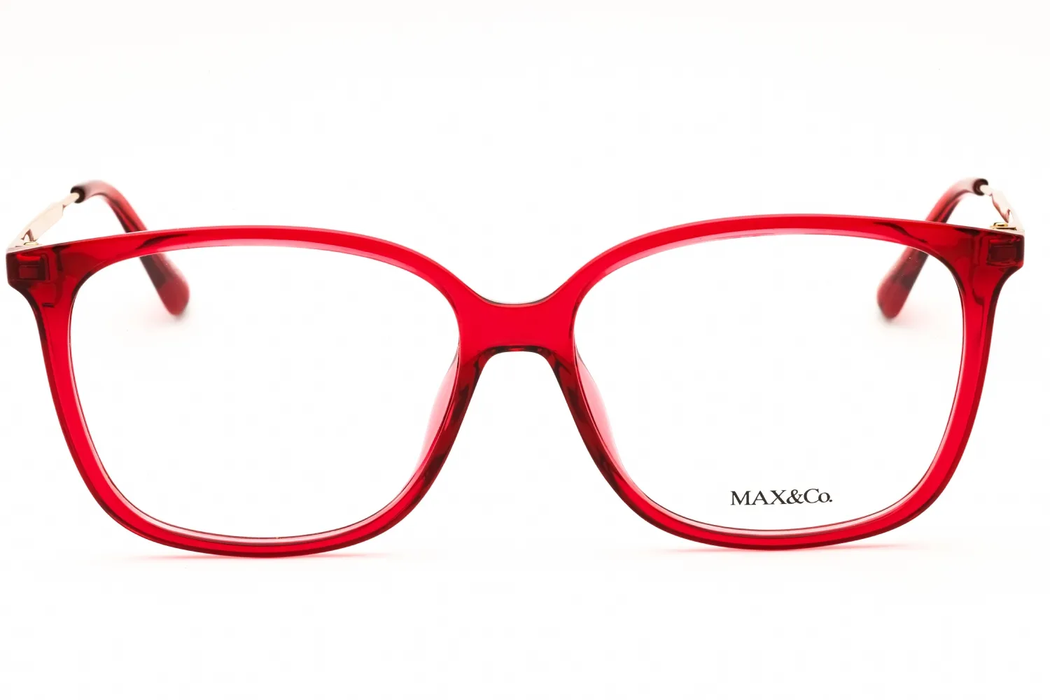 Max & Co MO5104 066 Eyeglasses Shiny Red 54mm Women 2