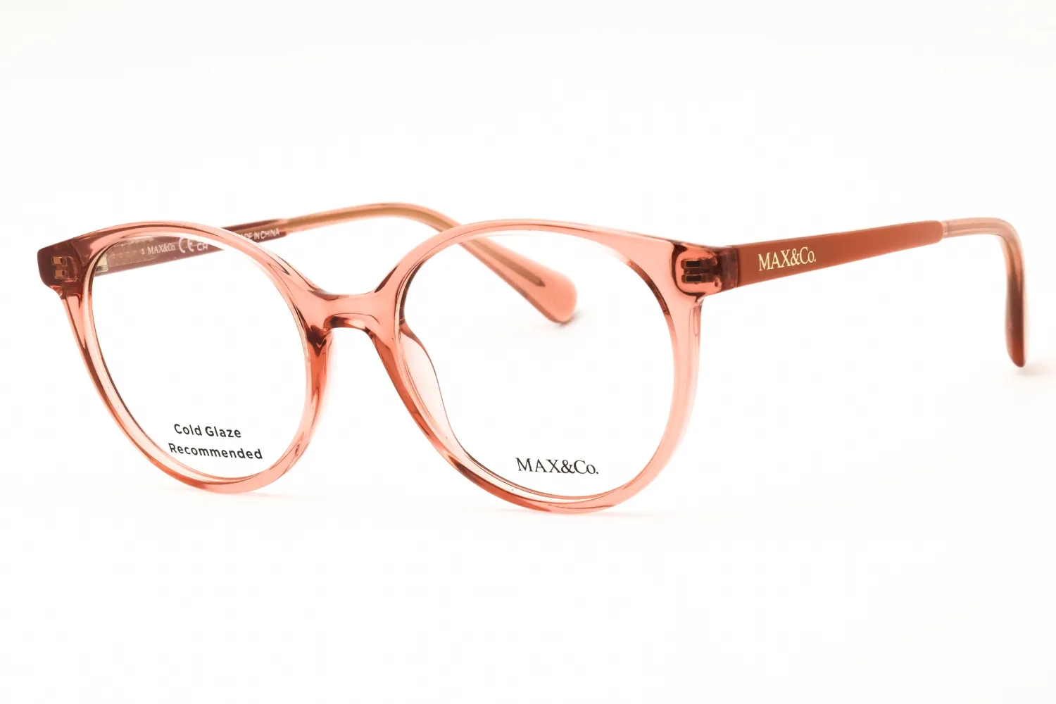 Max & Co MO5106 072 Eyeglasses Shiny Pink 49mm Women