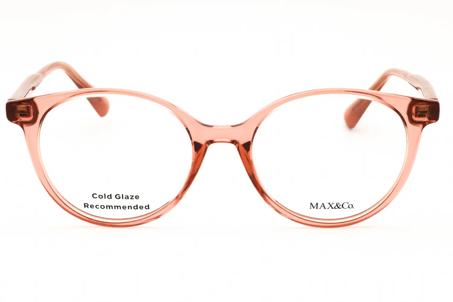 Max & Co MO5106 072 Eyeglasses Shiny Pink 49mm Women 2