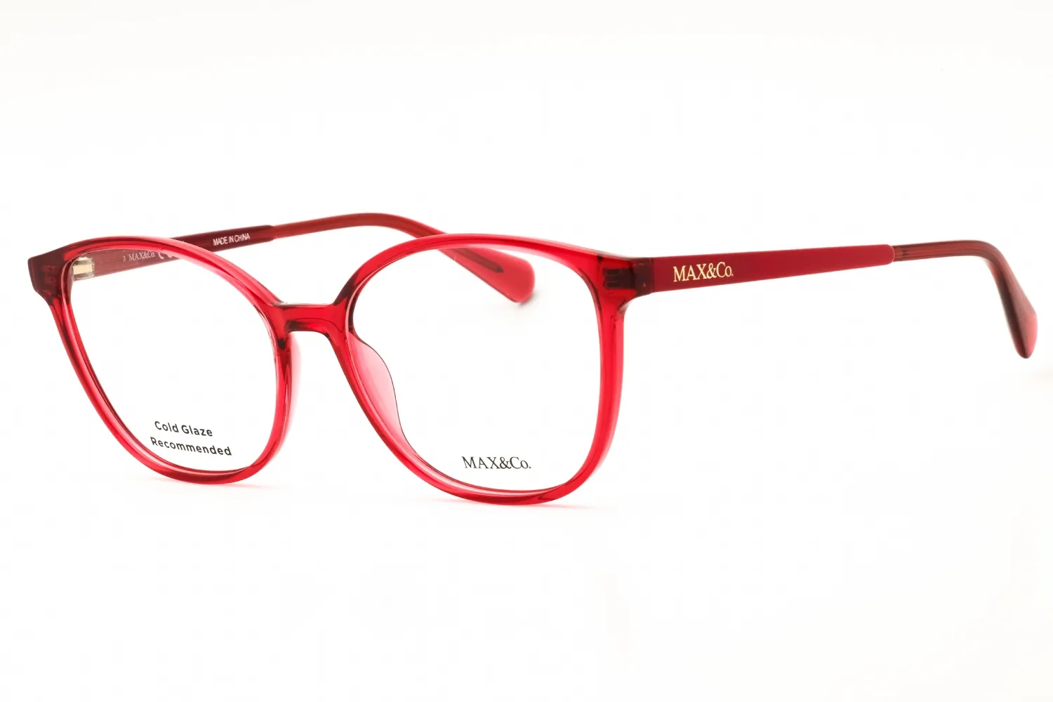 Max & Co MO5107 066 Eyeglasses Shiny Red 54mm Women