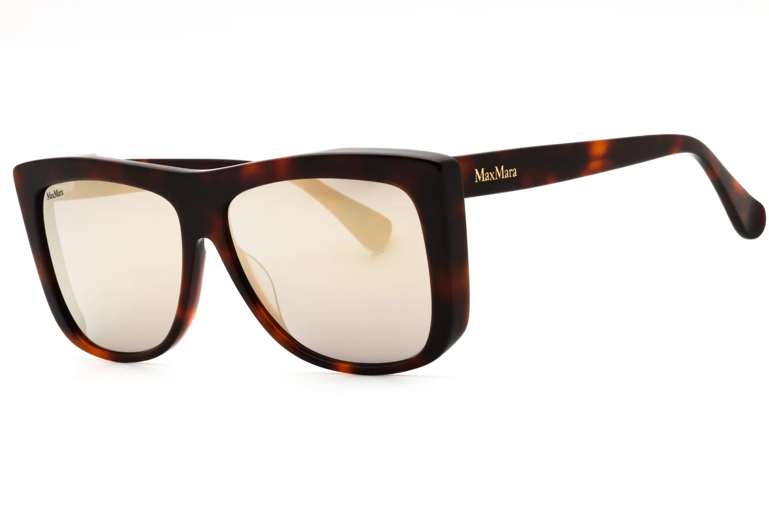 Max Mara MM0066 52L Sunglasses Dark Havana 57mm Women