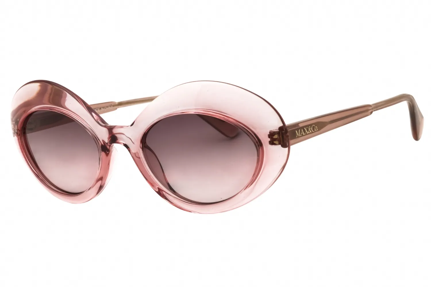 Max & Co MO0080 72F Sunglasses Shiny Pink 52mm Women