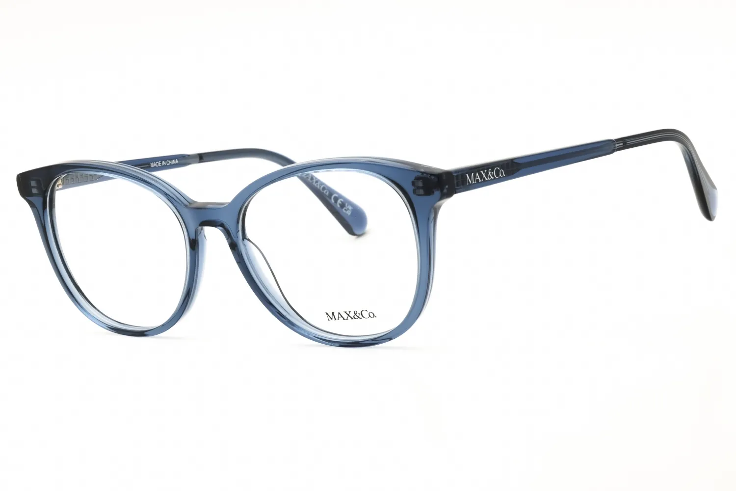 Max & Co MO5109 090 Eyeglasses Shiny Blue 51mm Women