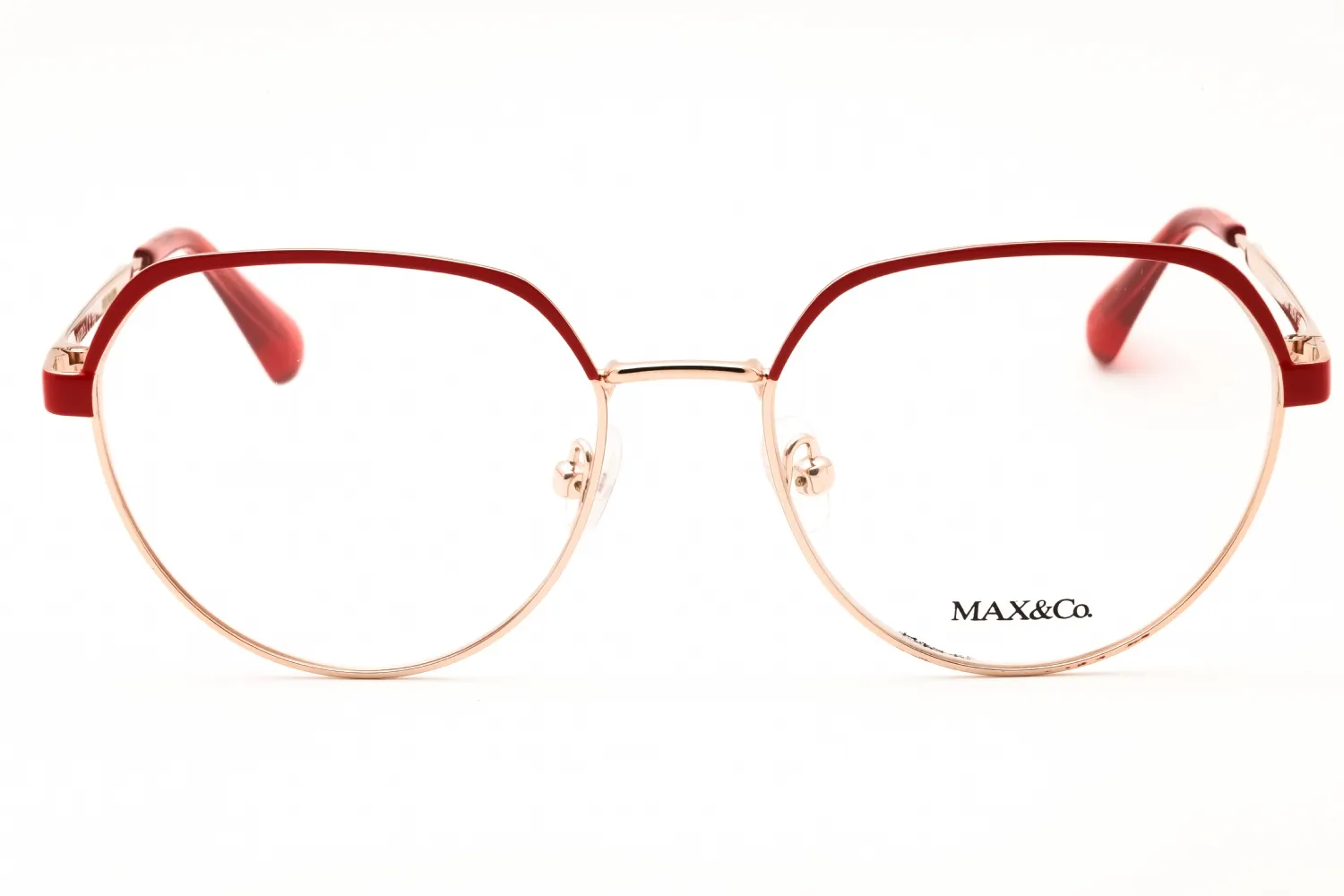 Max & Co MO5110 028 Eyeglasses Shiny Rose Gold 50mm Women 2