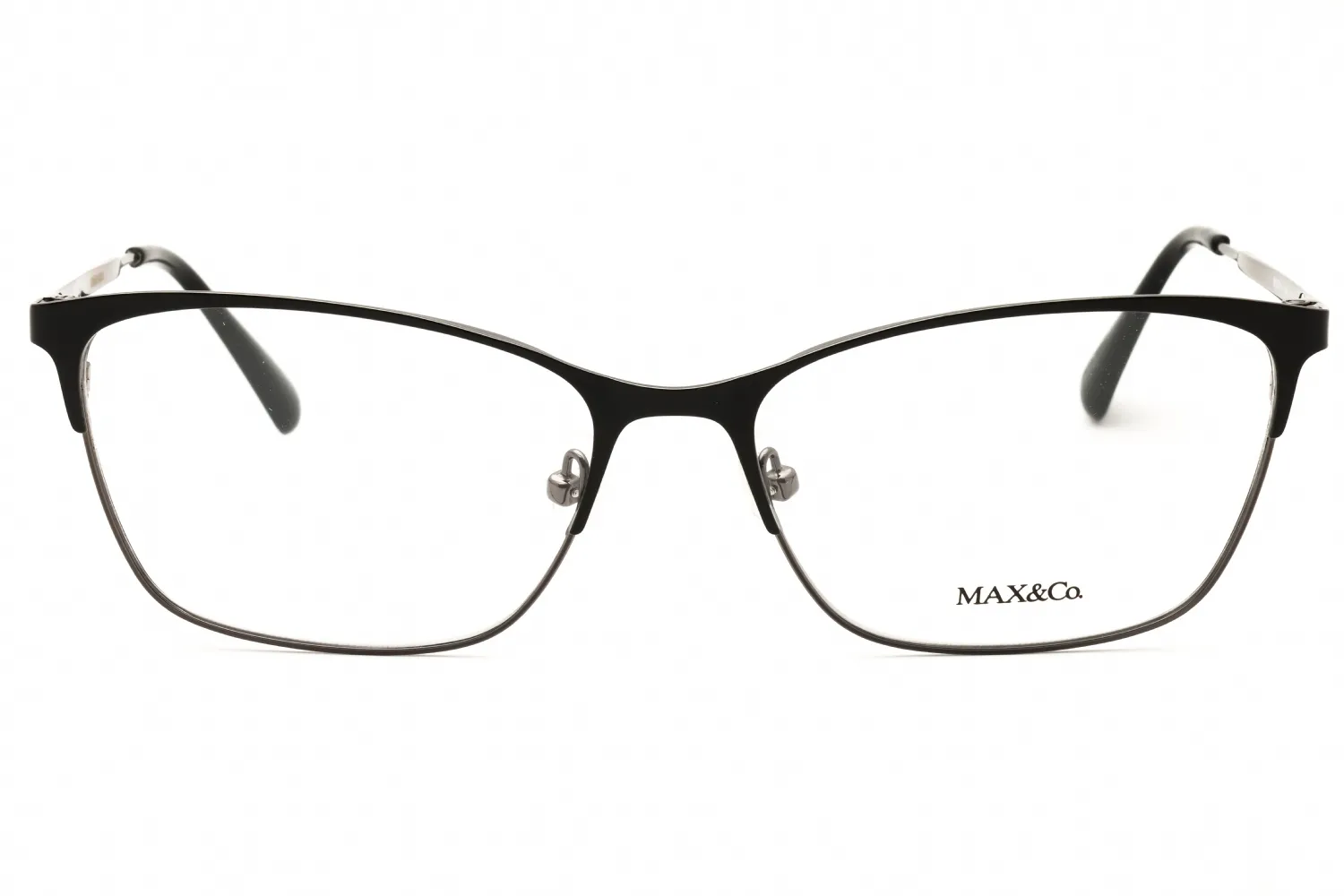 Max & Co MO5111 008 Eyeglasses Shiny Gunmetal 57mm Women 2