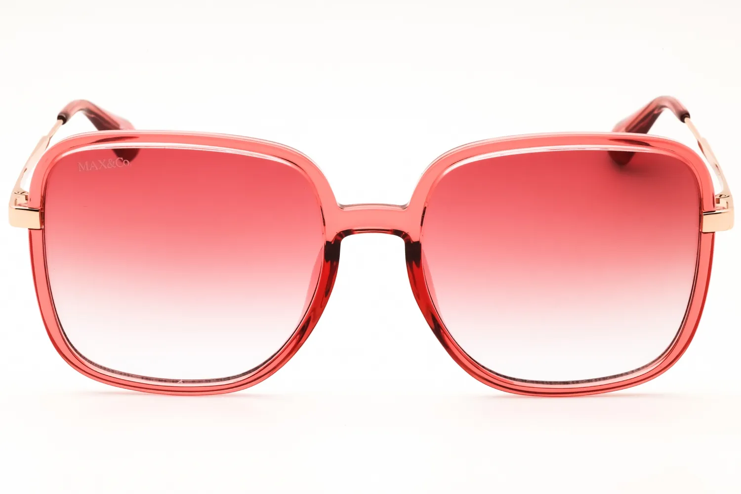 Max & Co MO0083 66S Sunglasses Shiny Red 56mm Women 2