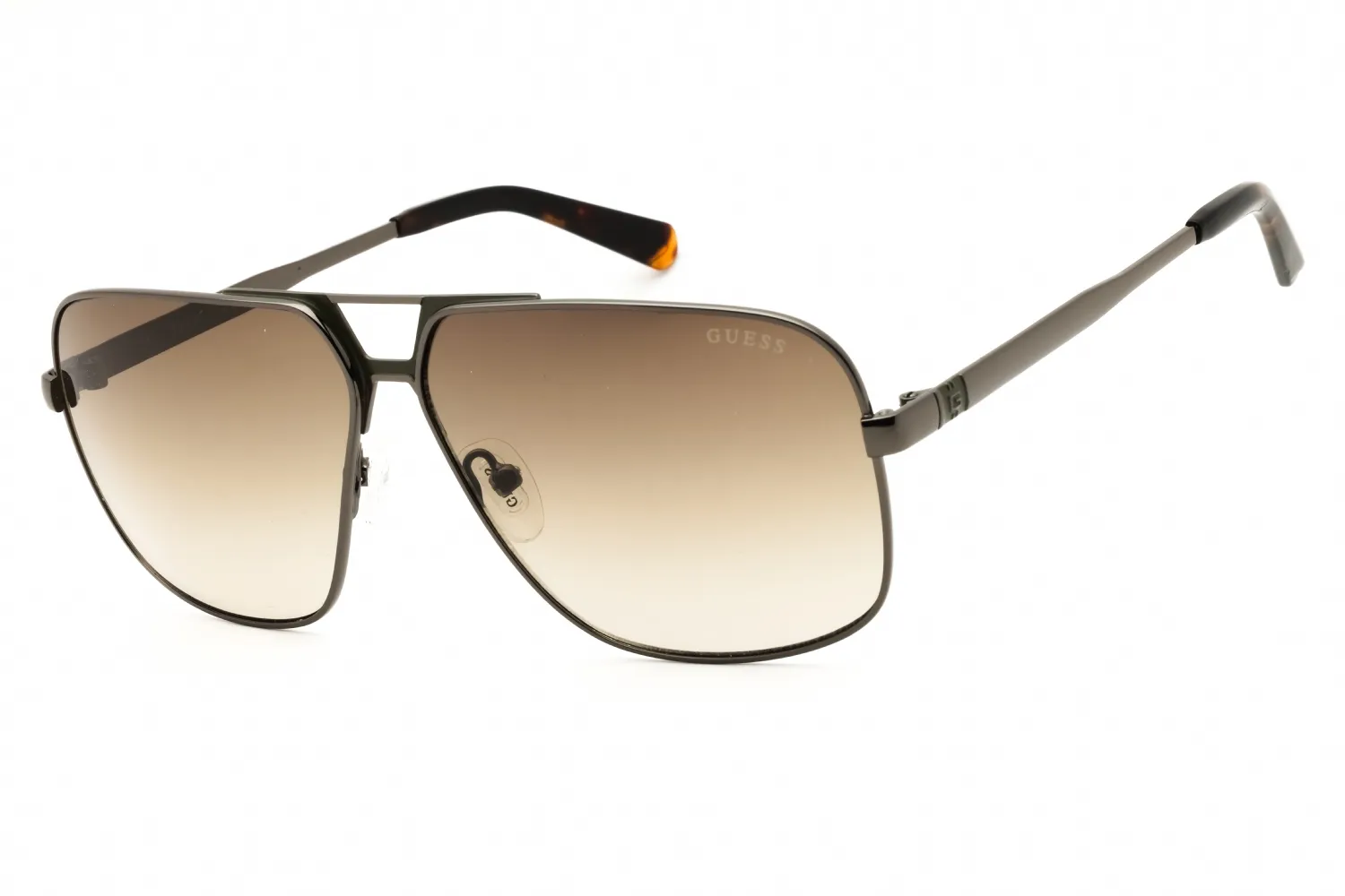 Guess GU00070 08F Sunglasses Shiny Gunmetal 61mm Men