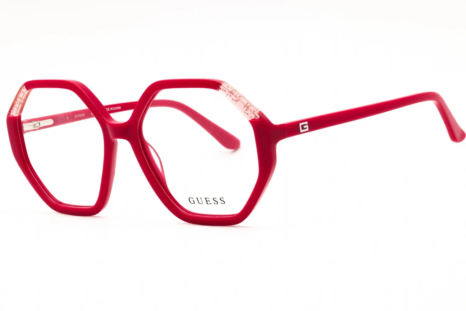 Guess GU2951 075 Eyeglasses Shiny Fuxia 53mm Women