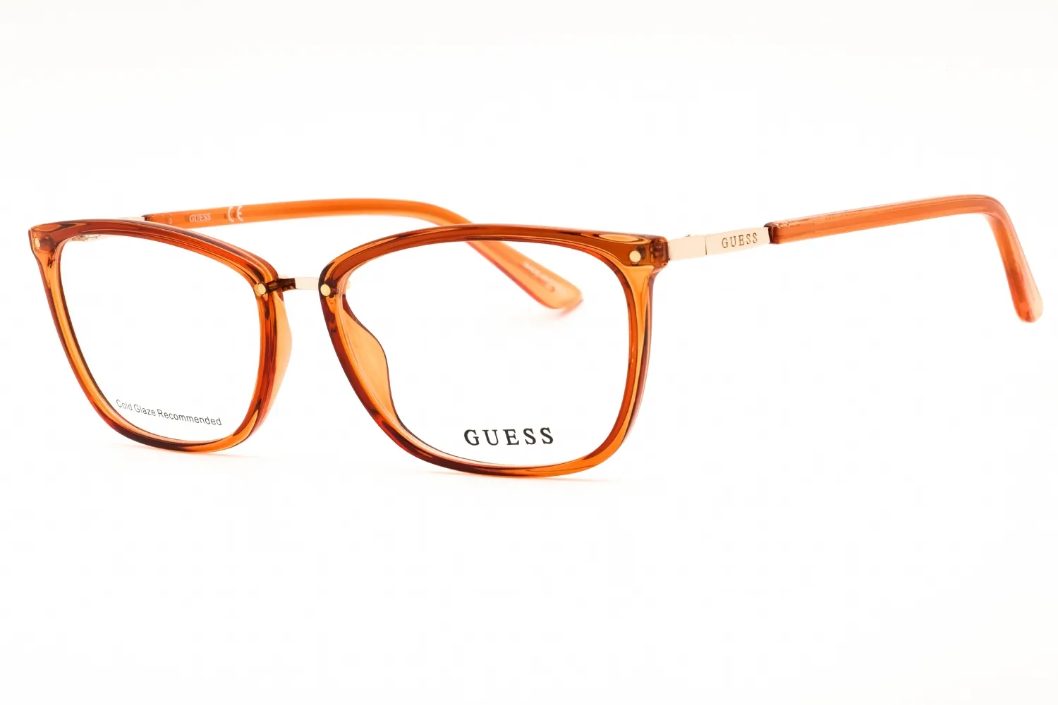 Guess GU2958 044 Eyeglasses Orange 54mm Women