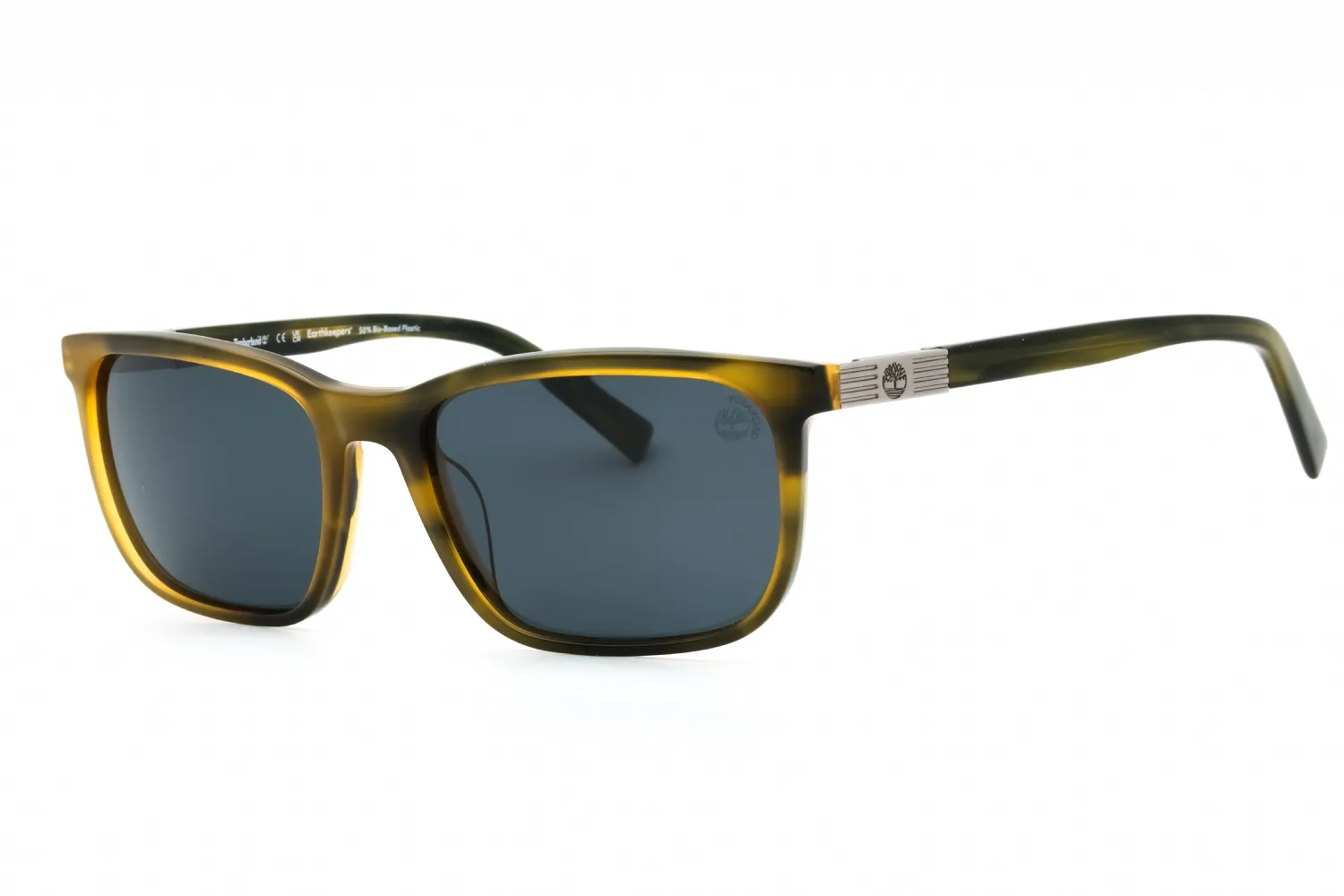 Timberland TB9318 96D Sunglasses Shiny Dark Green 56mm Men