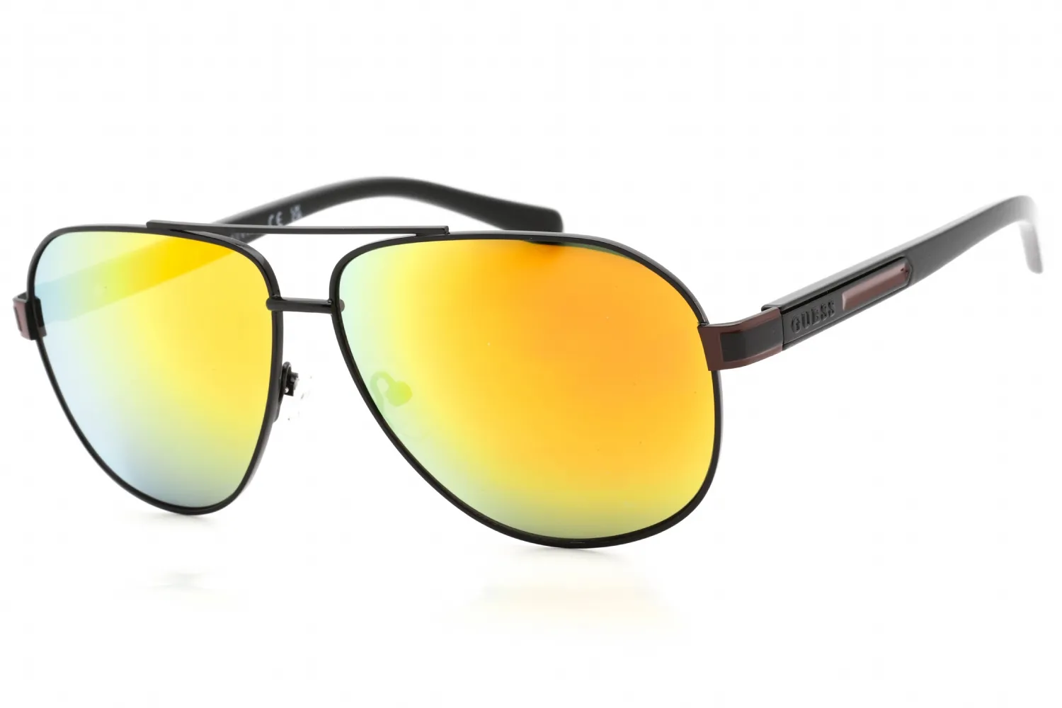 Guess Factory GF0247 01A Sunglasses Shiny Black 61mm Men