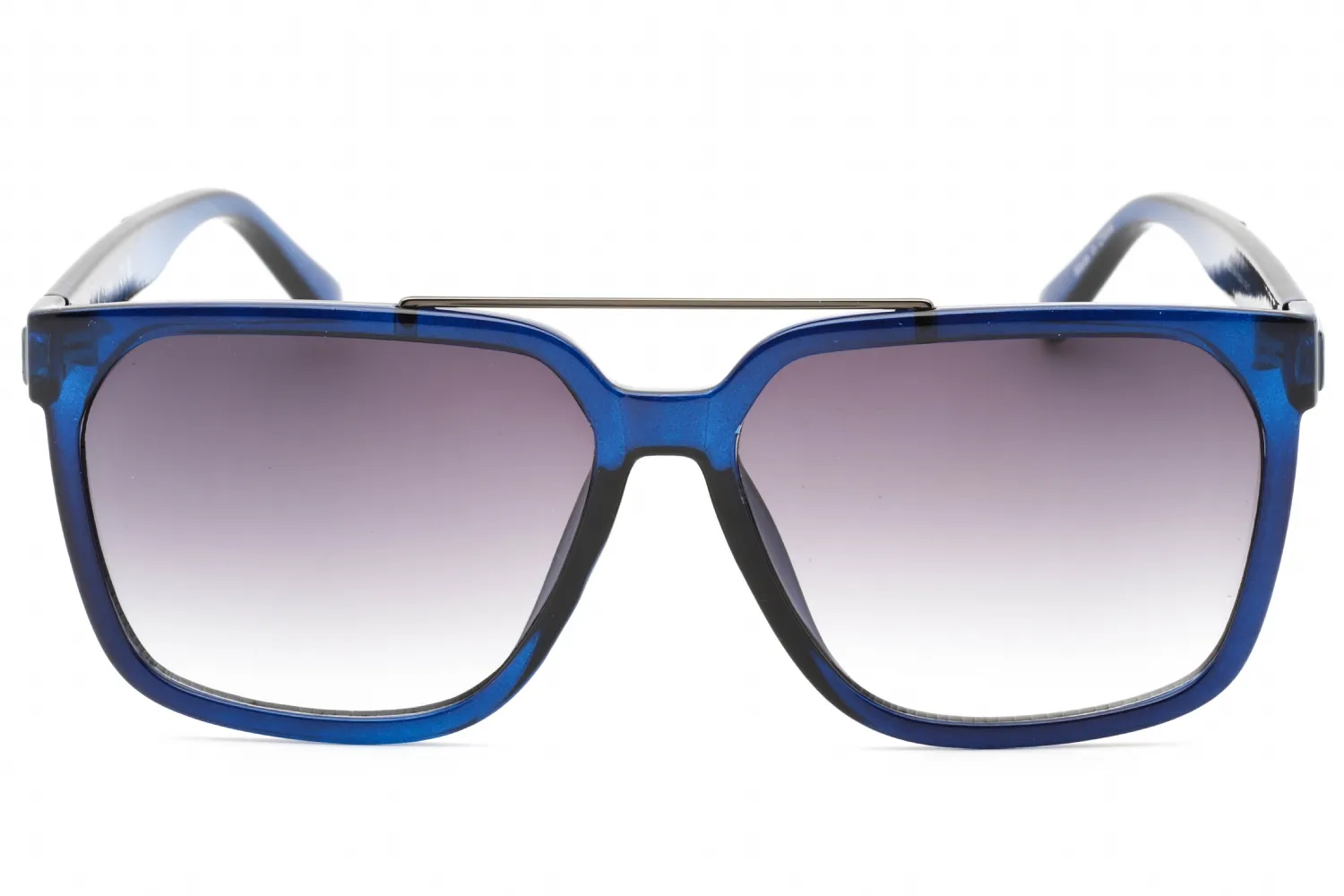 Guess Factory GF0253 90A Sunglasses Shiny Blue 60mm Men 2