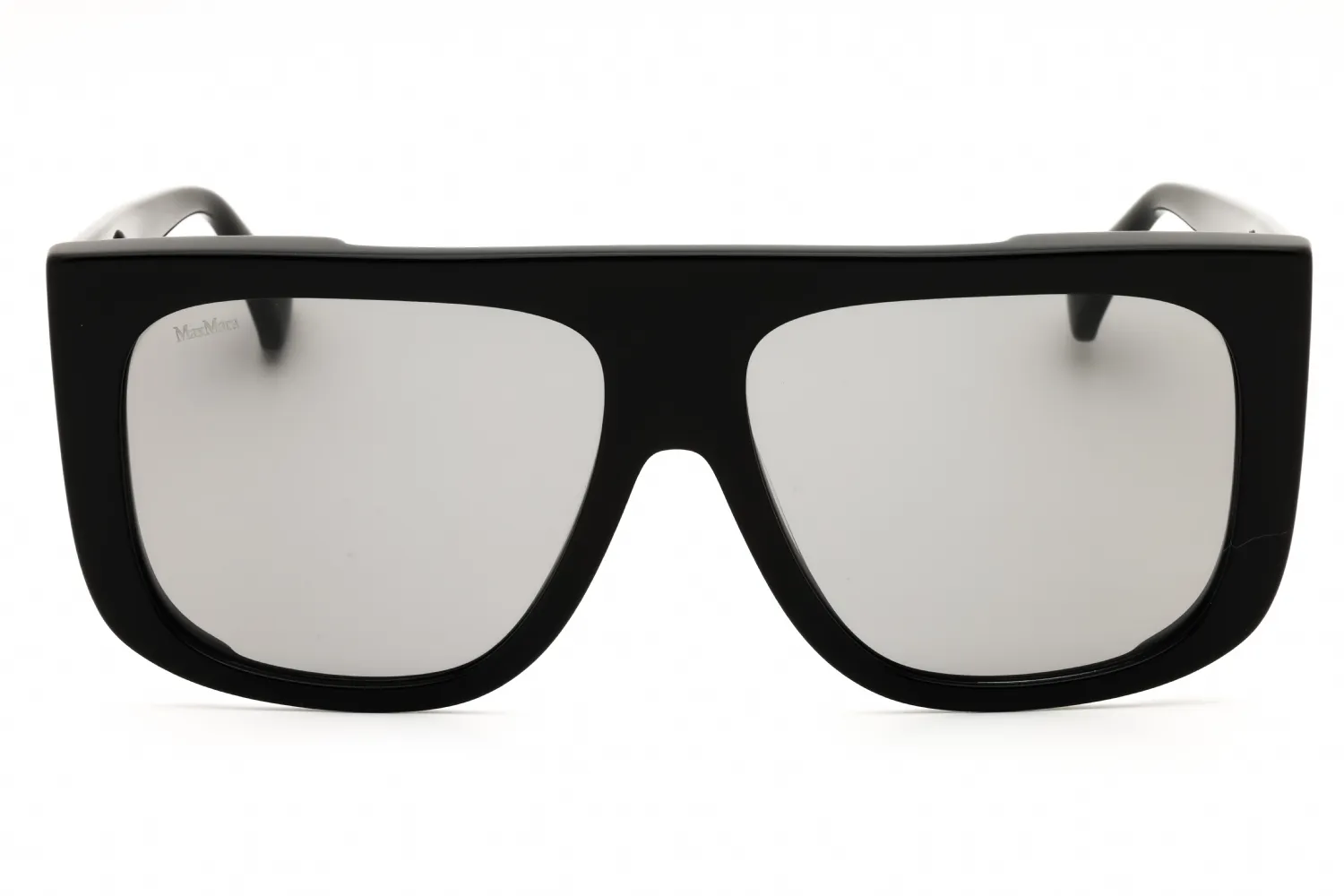 Max Mara MM0073 01A Sunglasses Shiny Black 60mm Women 2