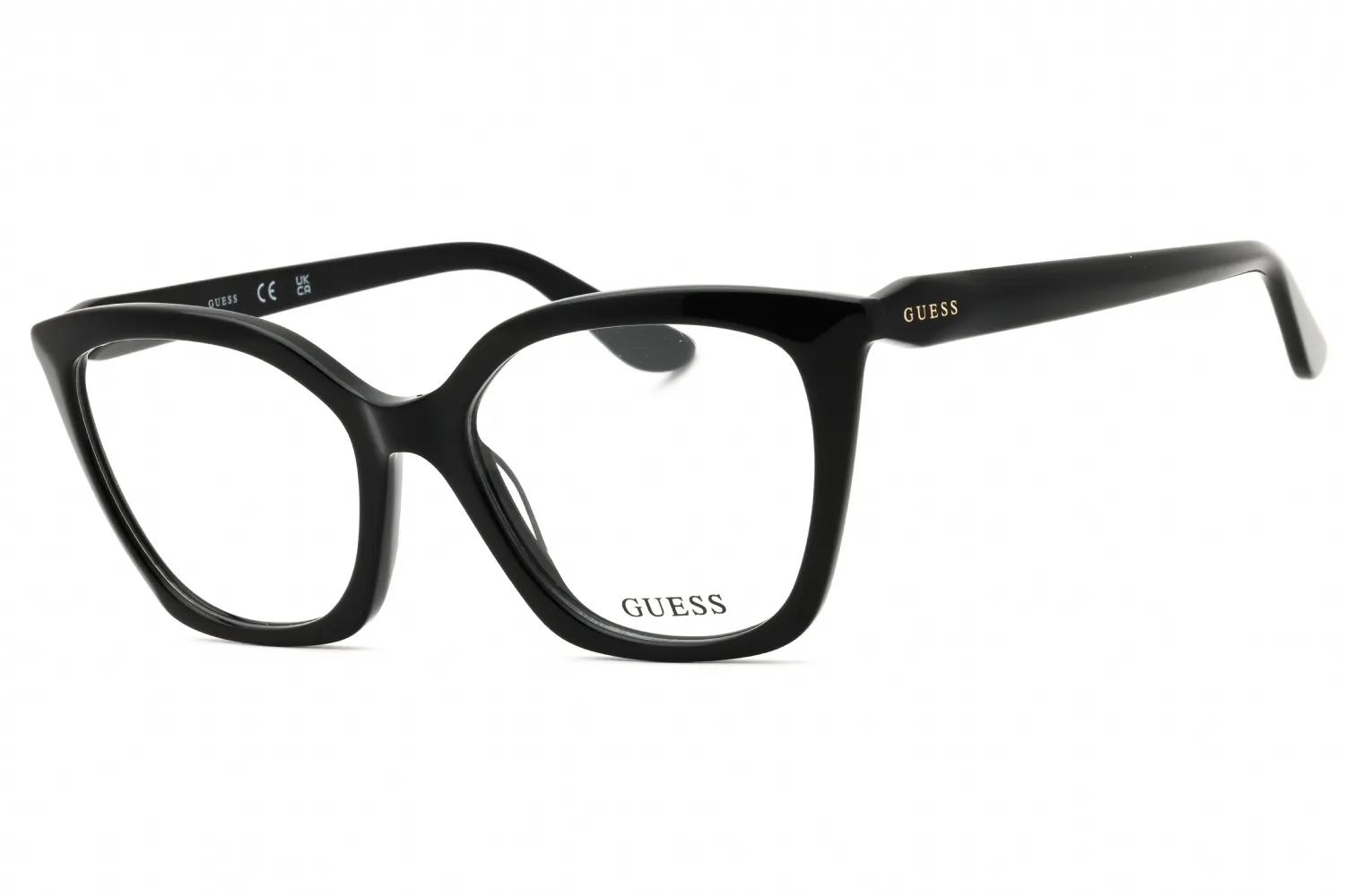Guess GU2965 001 Eyeglasses Shiny Black 55mm Women