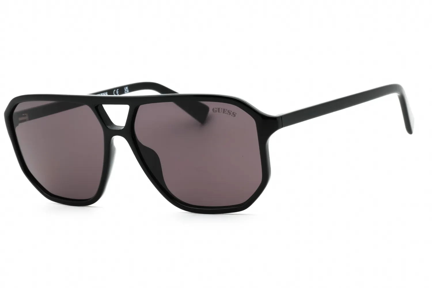 Guess GU8276 01A Sunglasses Shiny Black 58mm Men