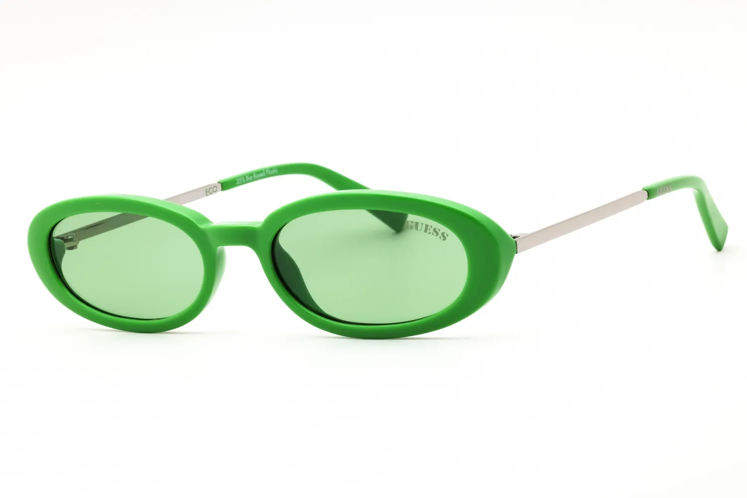 Guess GU8277 93N Sunglasses Shiny Light Green 51mm Women