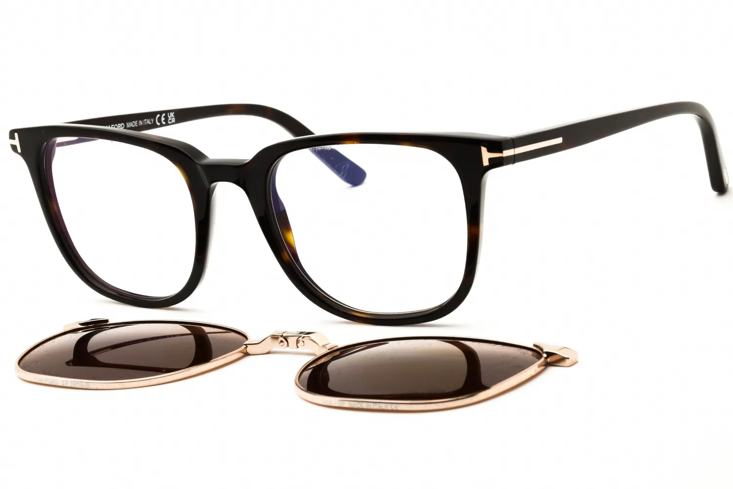 Tom Ford FT5916-B 052 Eyeglasses Dark Havana 50mm Men