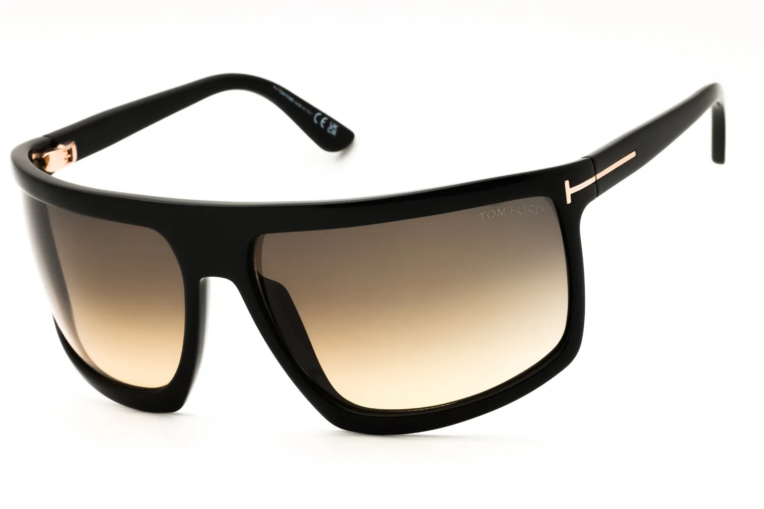 Tom Ford FT1066 01B Sunglasses Shiny Black 68mm Unisex