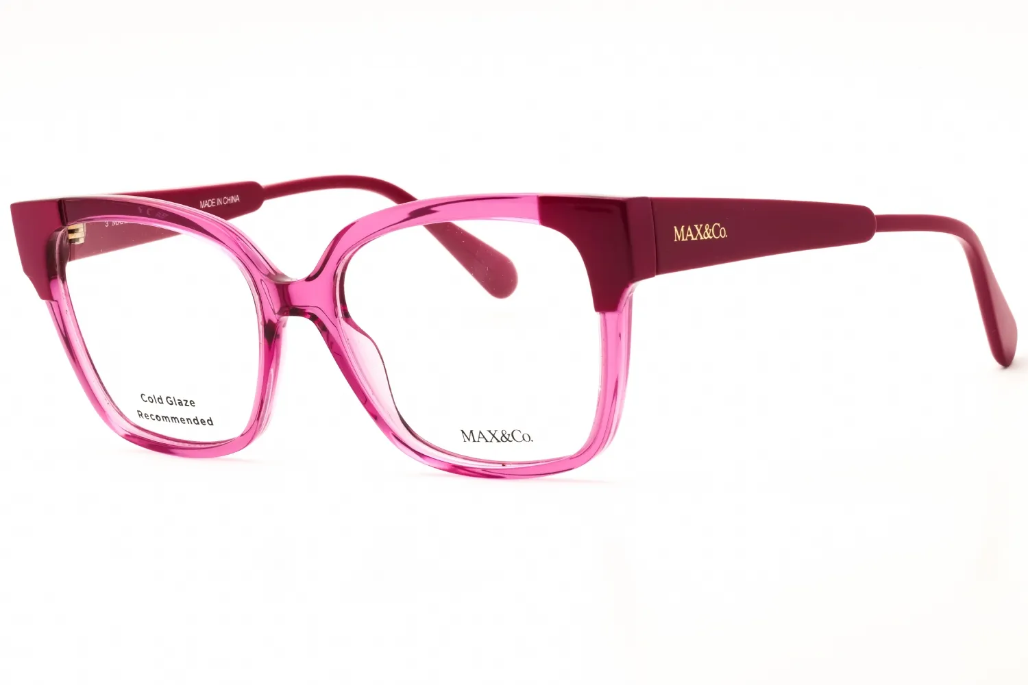 Max & Co MO5116 075 Eyeglasses Shiny Fuxia 53mm Women