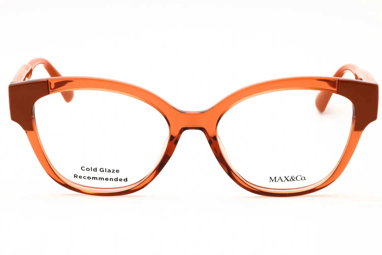 Max & Co MO5117 042 Eyeglasses Shiny Orange 52mm Women 2