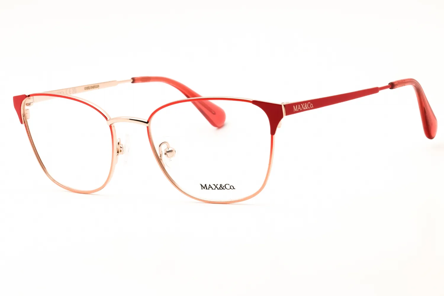Max & Co MO5118 066 Eyeglasses Shiny Red 50mm Women