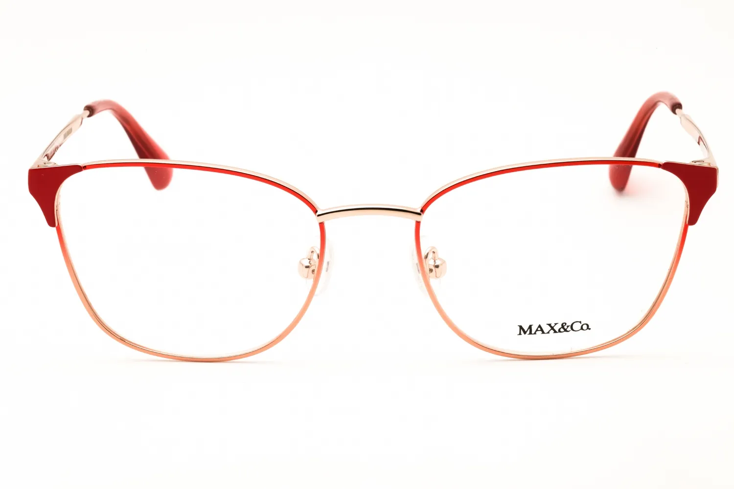 Max & Co MO5118 066 Eyeglasses Shiny Red 50mm Women 2