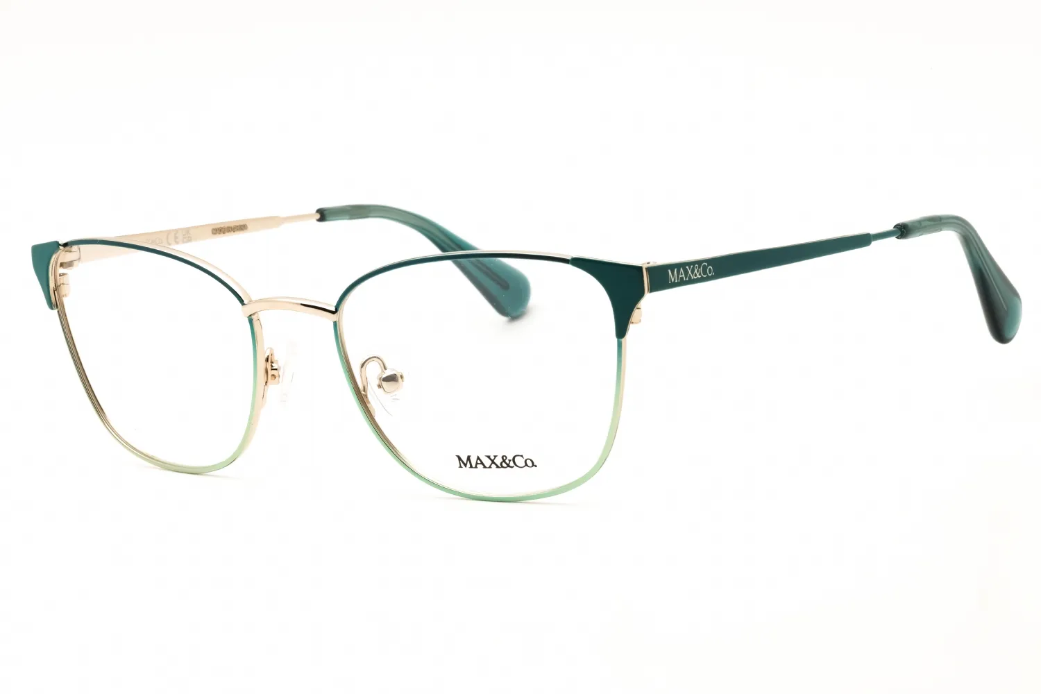 Max & Co MO5118 096 Eyeglasses Shiny Dark Green 50mm Women