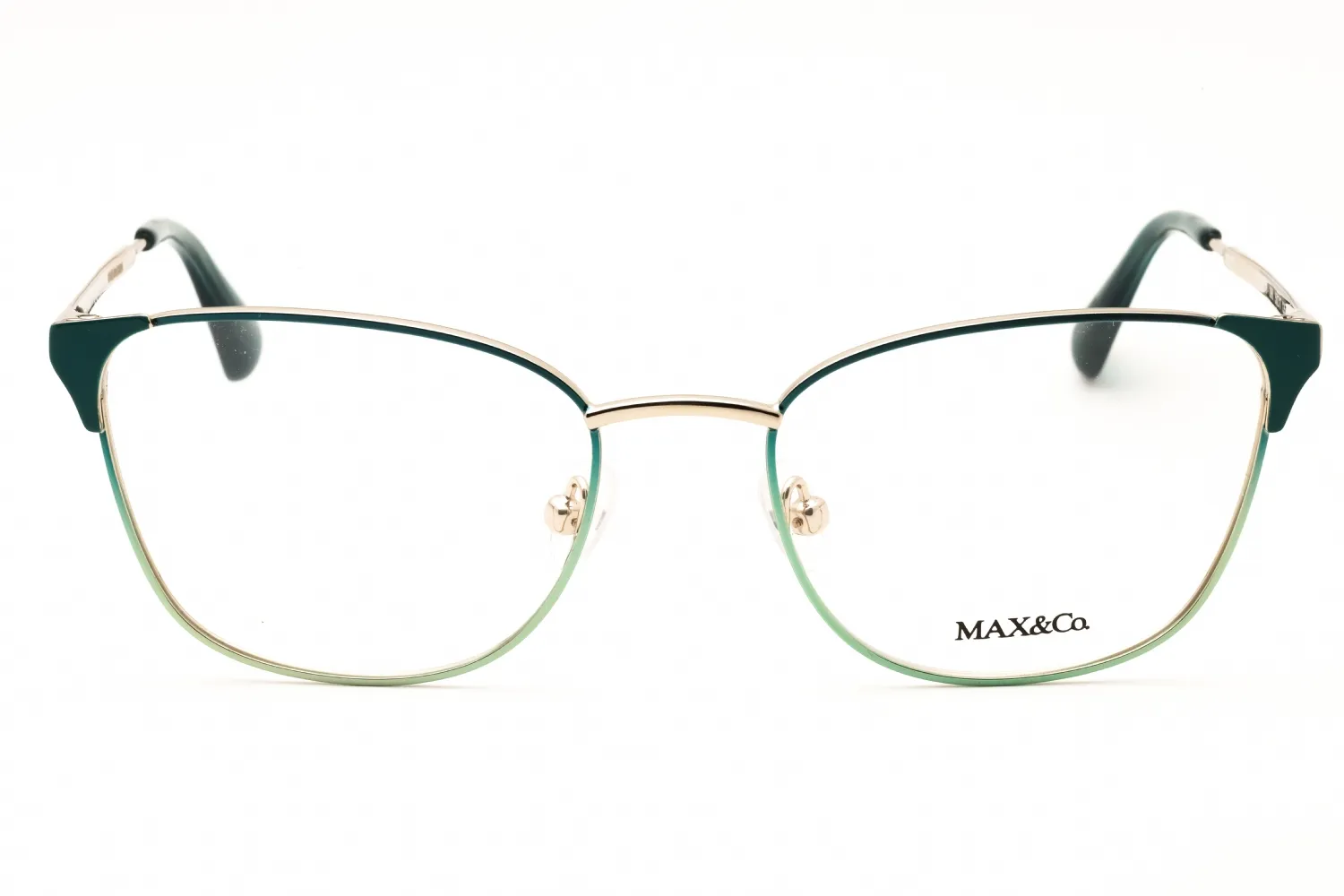 Max & Co MO5118 096 Eyeglasses Shiny Dark Green 50mm Women 2
