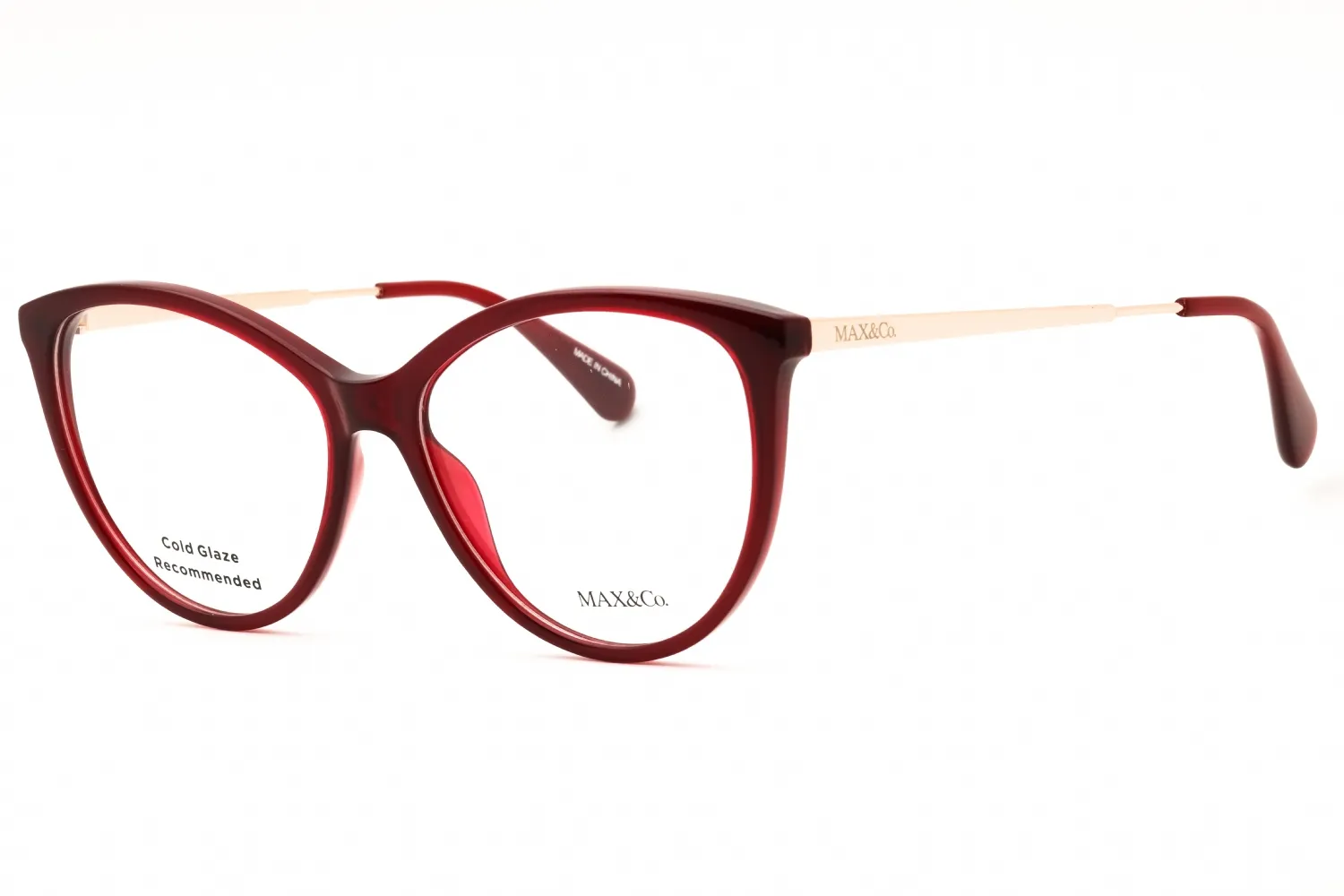 Max & Co MO5120 066 Eyeglasses Shiny Red 54mm Women
