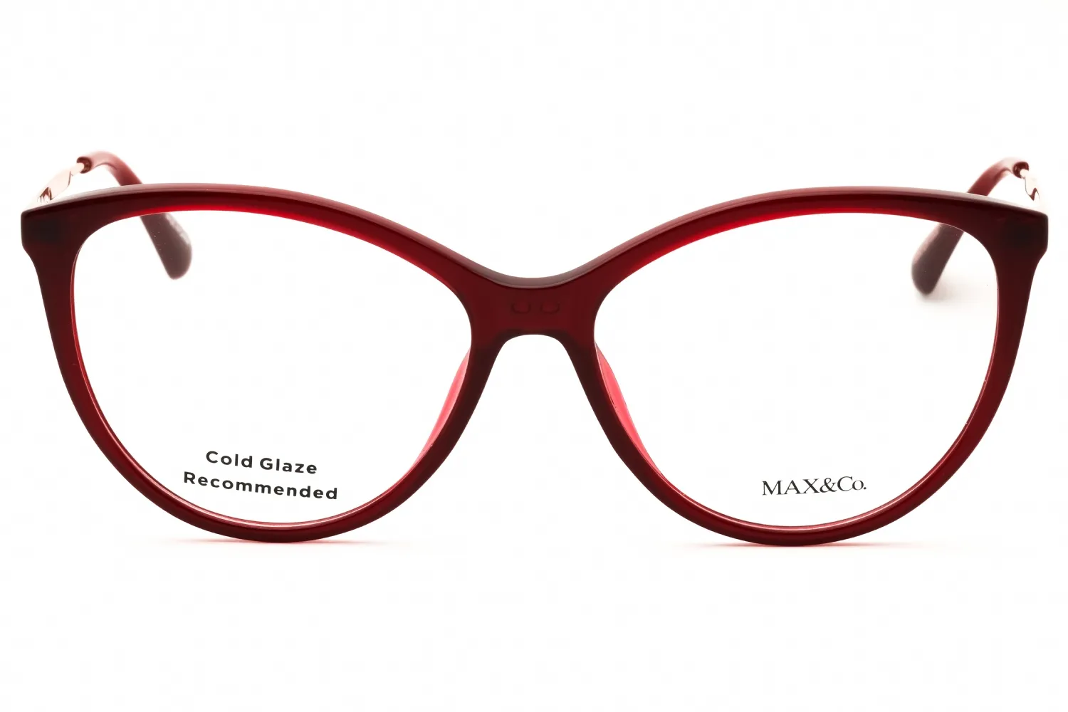 Max & Co MO5120 066 Eyeglasses Shiny Red 54mm Women 2