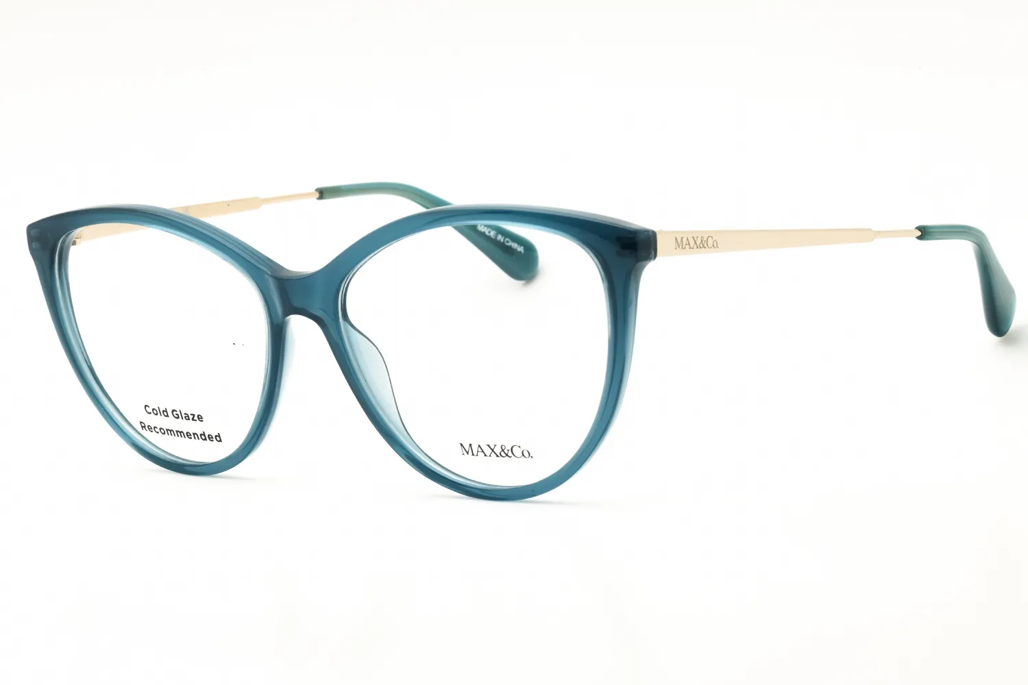 Max & Co MO5120 087 Eyeglasses Shiny Turquoise 54mm Women