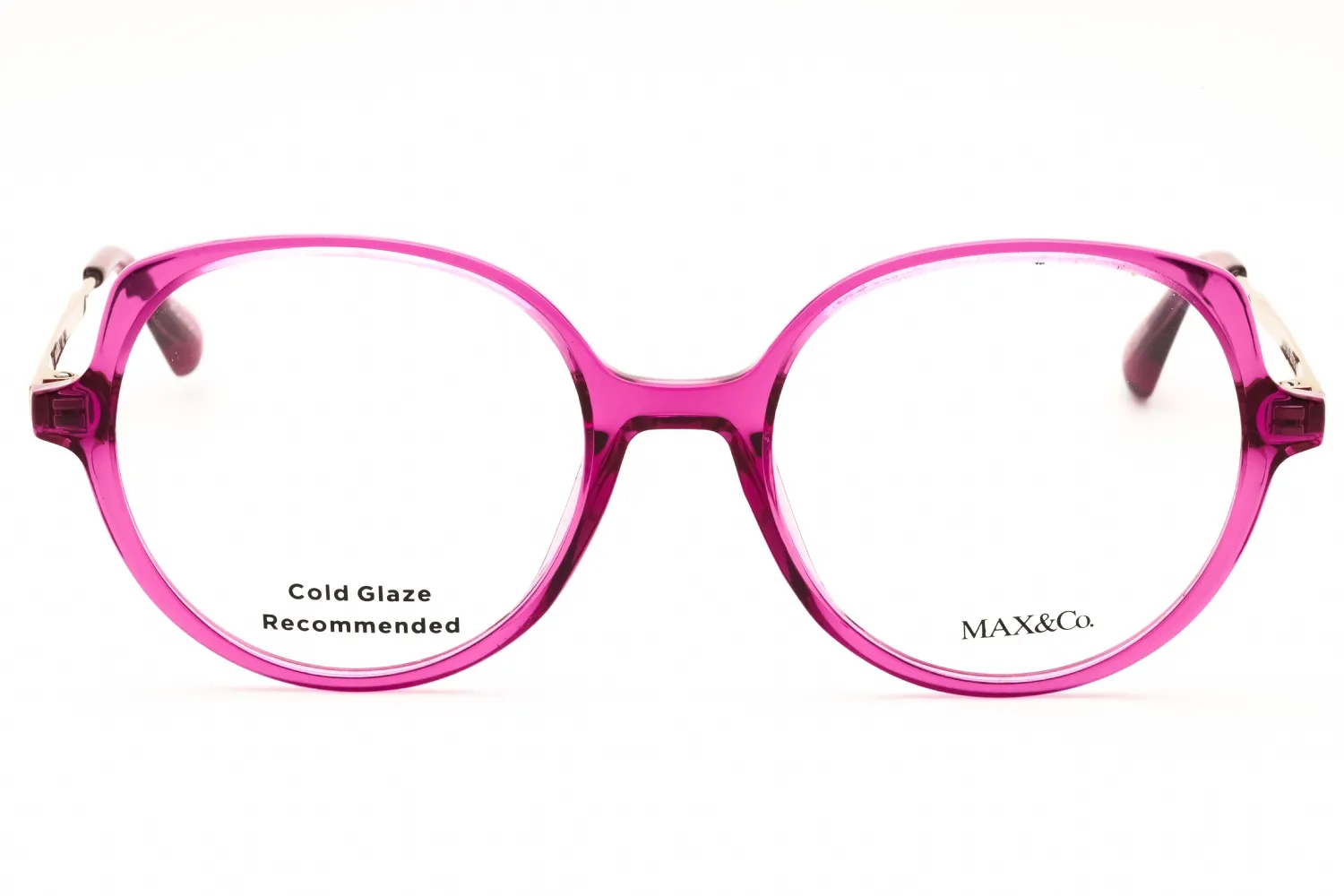Max & Co MO5121 075 Eyeglasses Shiny Fuxia 50mm Women 2