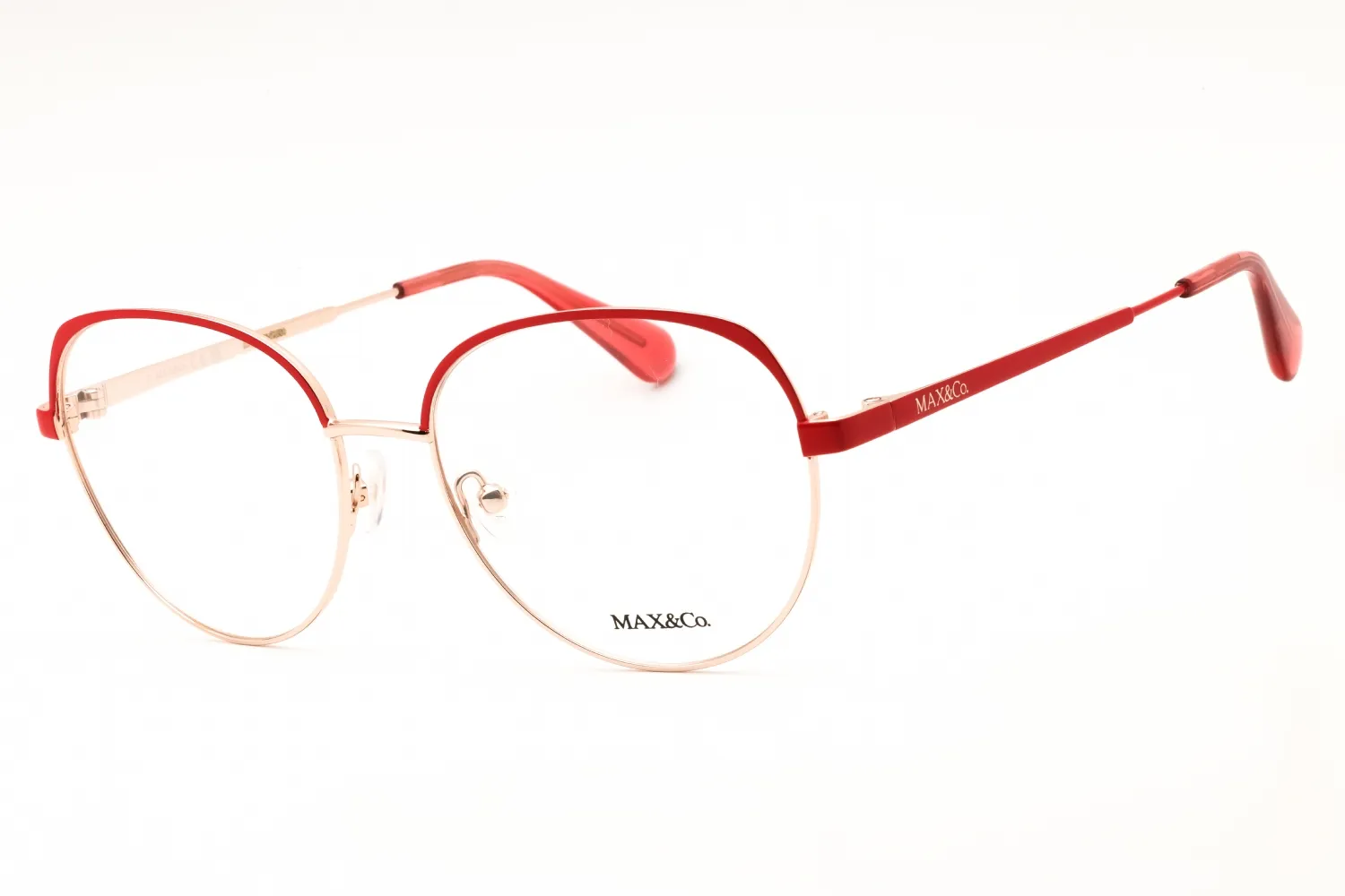 Max & Co MO5123 028 Eyeglasses Shiny Rose Gold 54mm Women
