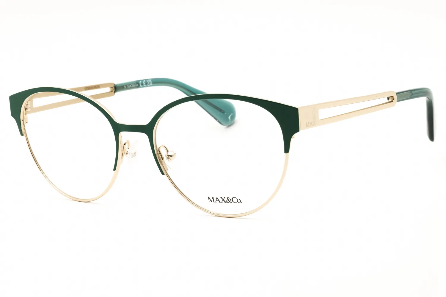 Max & Co MO5124 096 Eyeglasses Shiny Dark Green 54mm Women