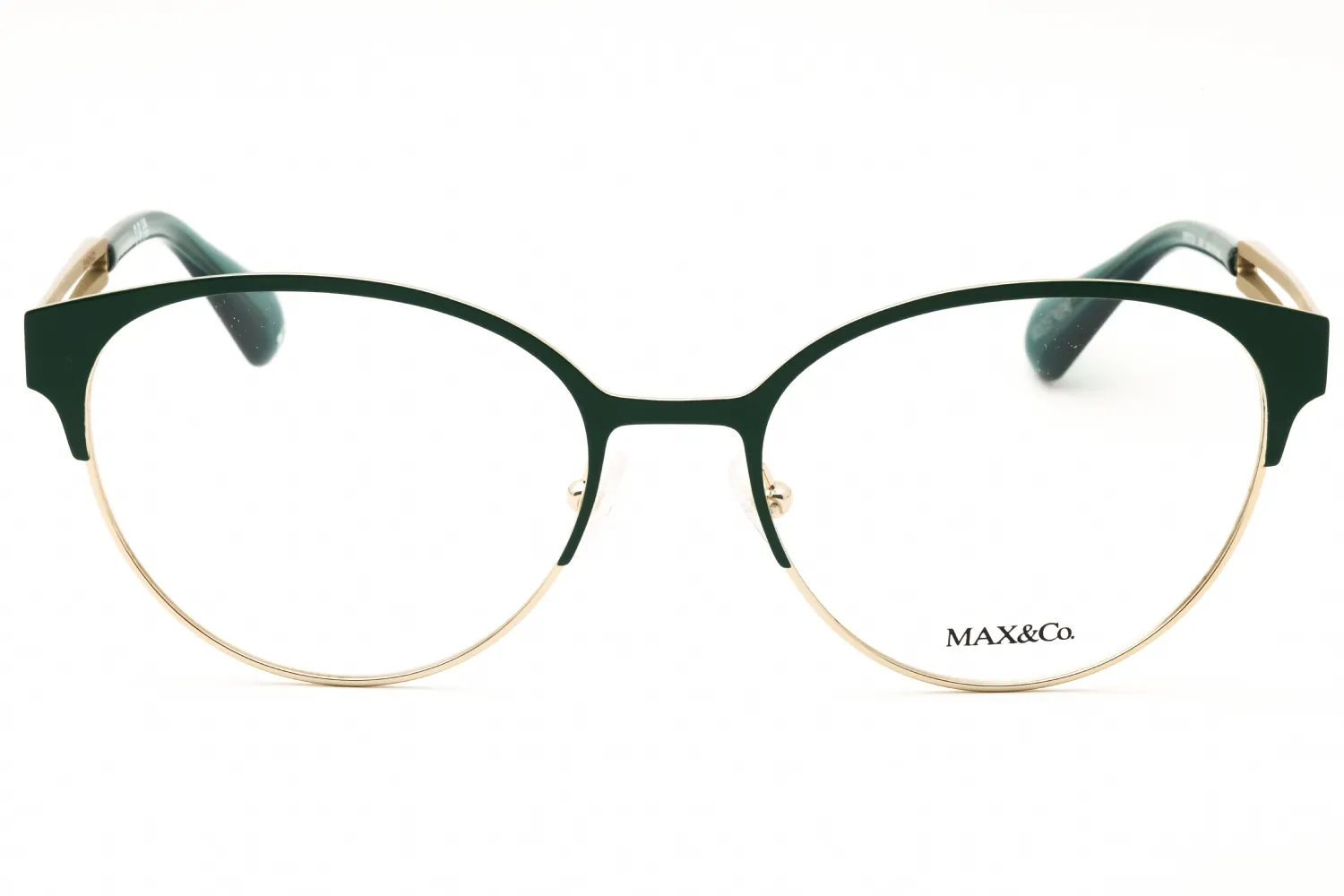 Max & Co MO5124 096 Eyeglasses Shiny Dark Green 54mm Women 2
