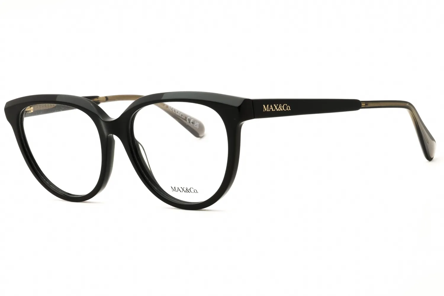 Max & Co MO5125 001 Eyeglasses Shiny Black 53mm Women