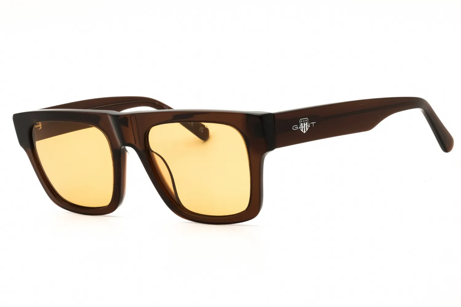 Gant GA7231 48E Sunglasses Shiny Dark Brown 53mm Men