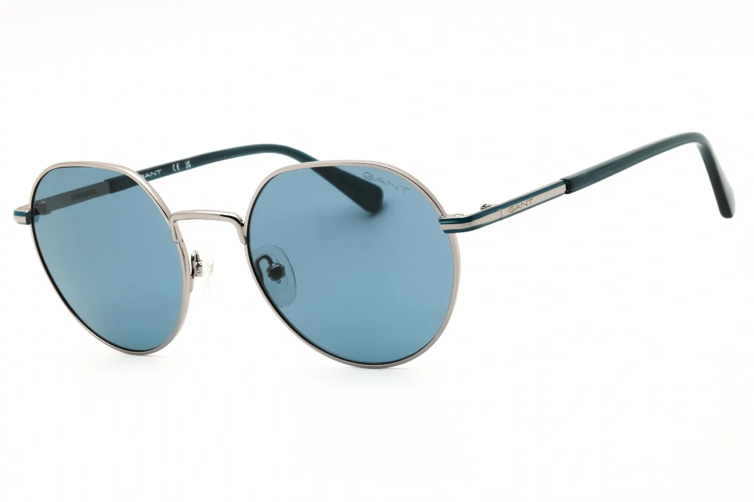 Gant GA7233 14V Sunglasses Shiny Light Ruthenium 53mm Men
