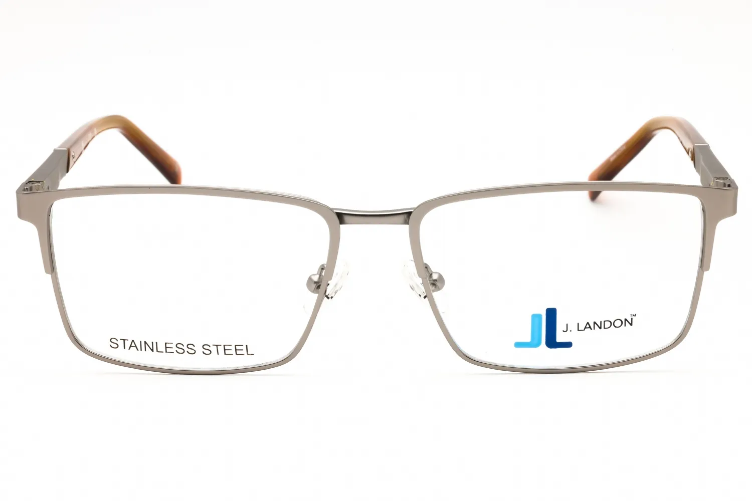 J. Landon JL1015 009 Eyeglasses Matte Gunmetal 55mm Men 2